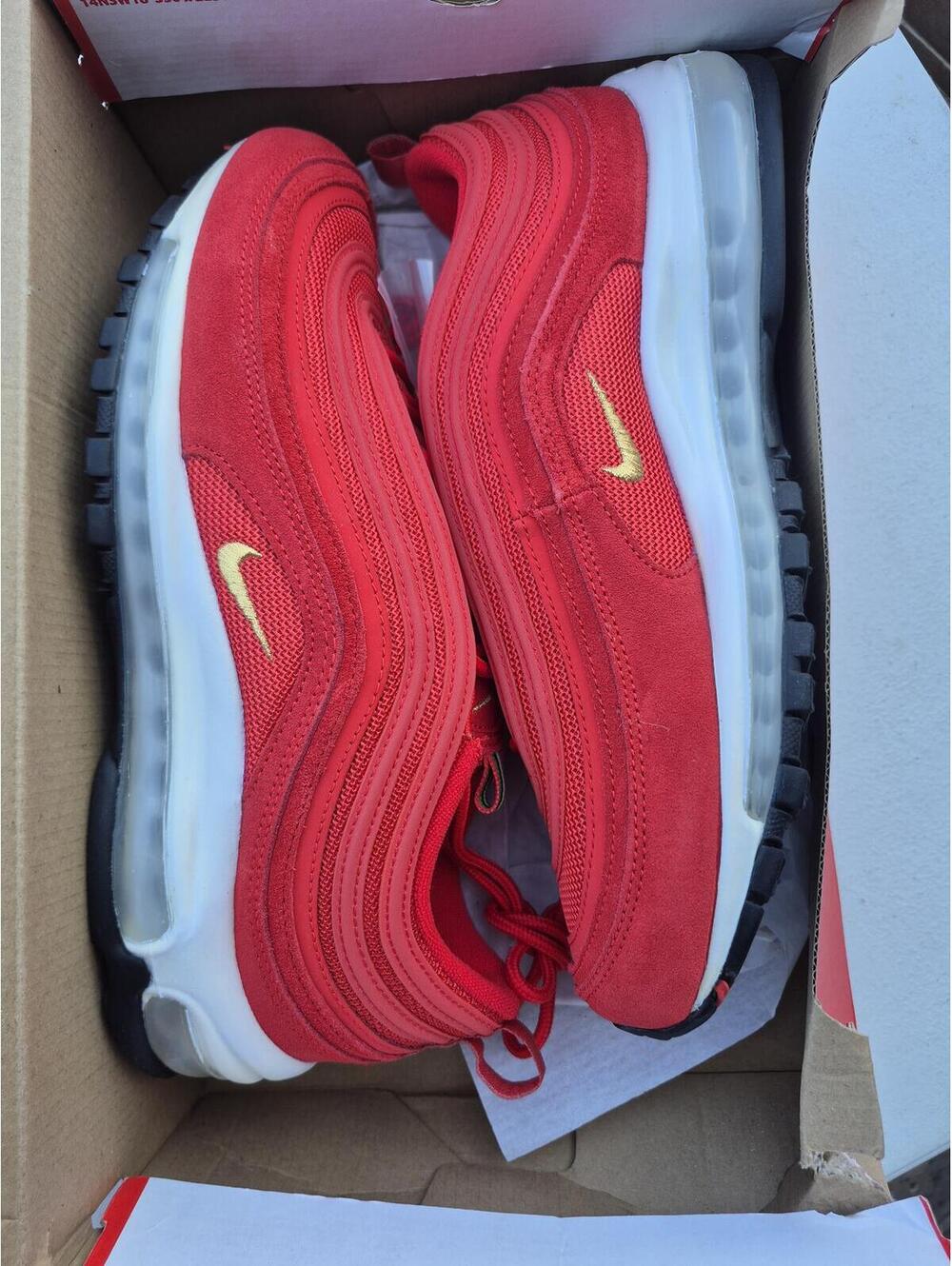 Nike Air Max 97 QS Olympic Rings Red, Size 10.5 Mens